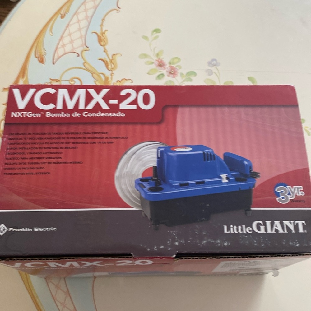 Little Giant: VCMX-20 Condensate Pump